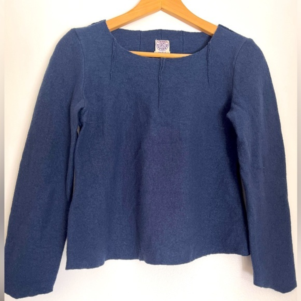 Kim Bernardin Paris Blue wool Sweater